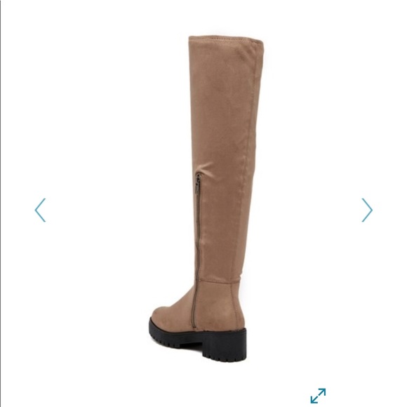 Bombi Suede Over The Knee Tan 👢 Boots